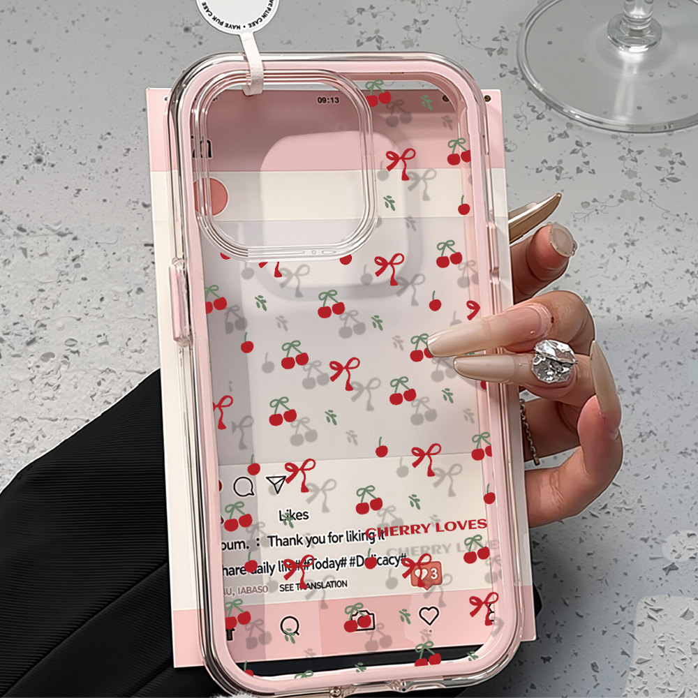 2in1 Pink Flower Case For iPho - Phone Cases For Iphone 15 review and price