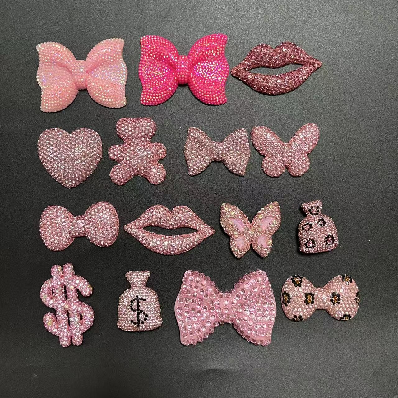 2Pcs Kawaii Bling Pink Diamond - Phone Cases Junk review and price