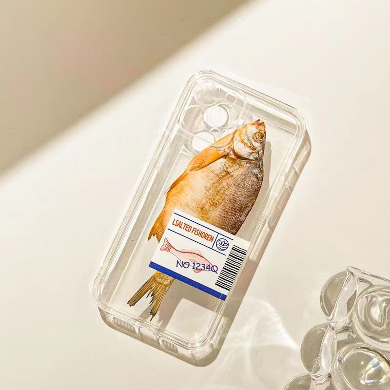 Ins Style Salted Fish Transpar - Phone Cases Ugly review and price