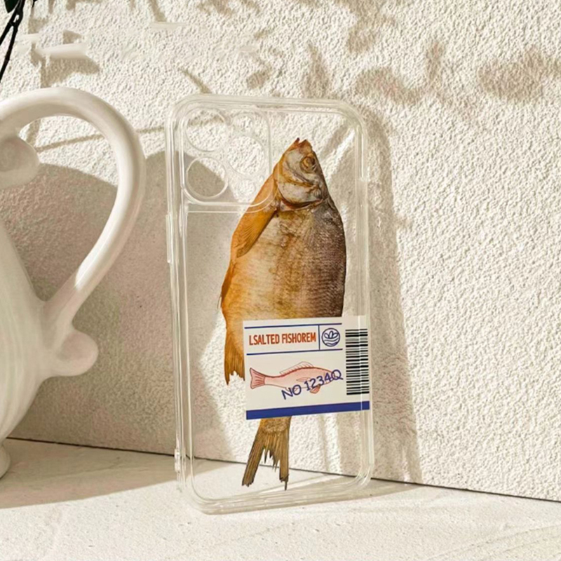 Ins Style Salted Fish Transpar - Phone Cases Ugly review and price