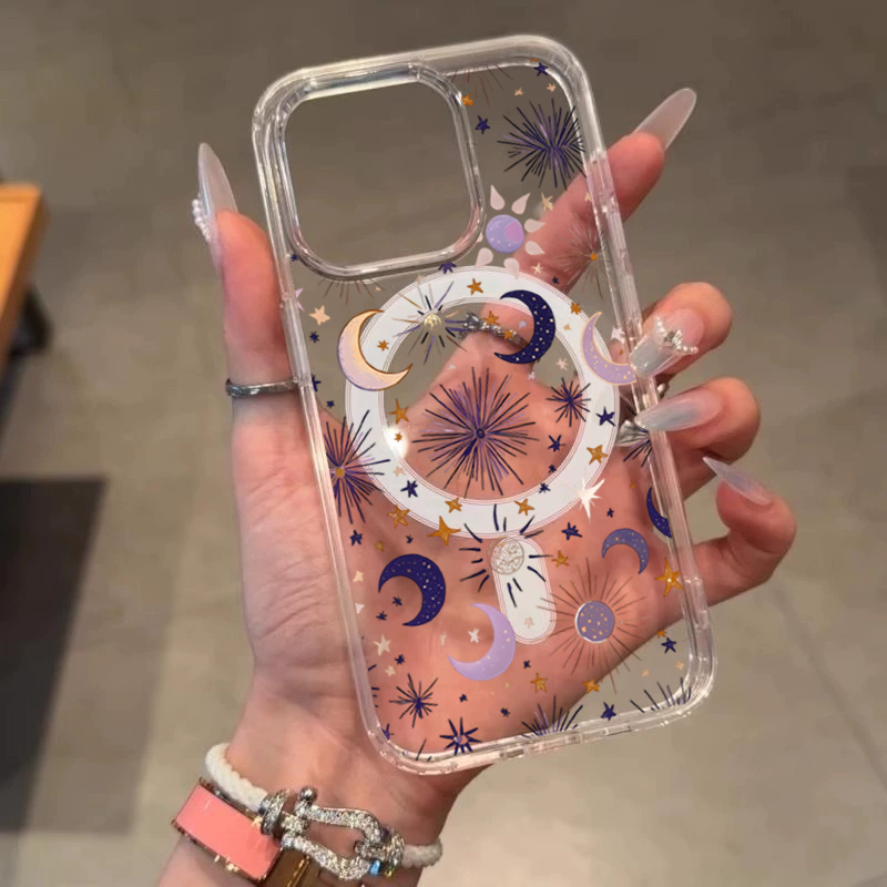 Romantic Sun Moon Stars Phone  - Phone Cases Magsafe review and price