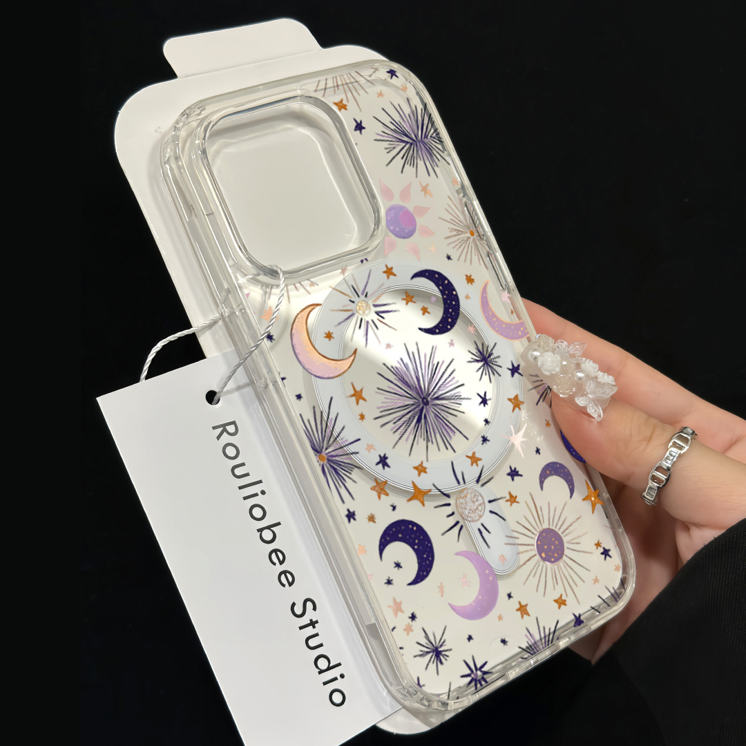 Romantic Sun Moon Stars Phone  - Phone Cases Magsafe review and price