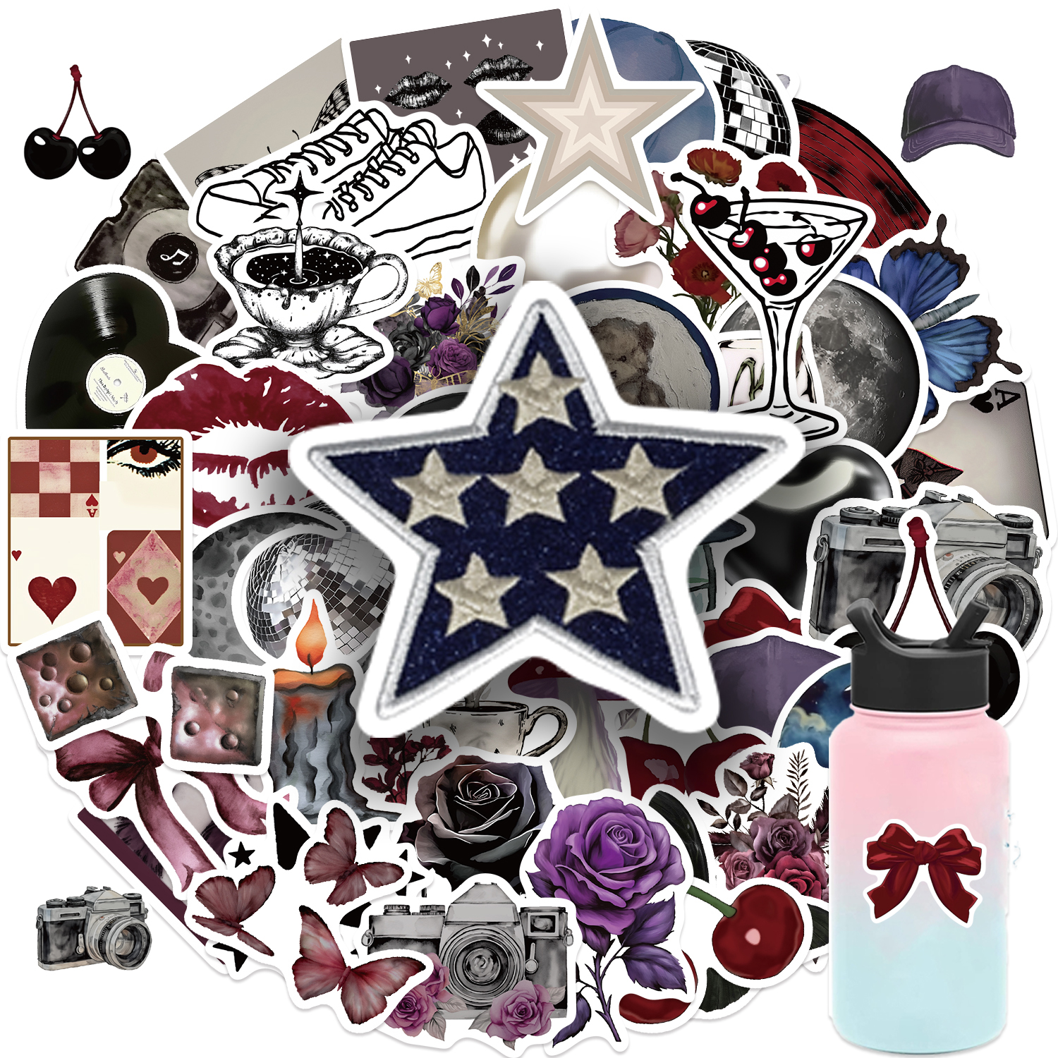 50pcs Pinterest Girl Stickers  - Phone Cases Pinterest review and price
