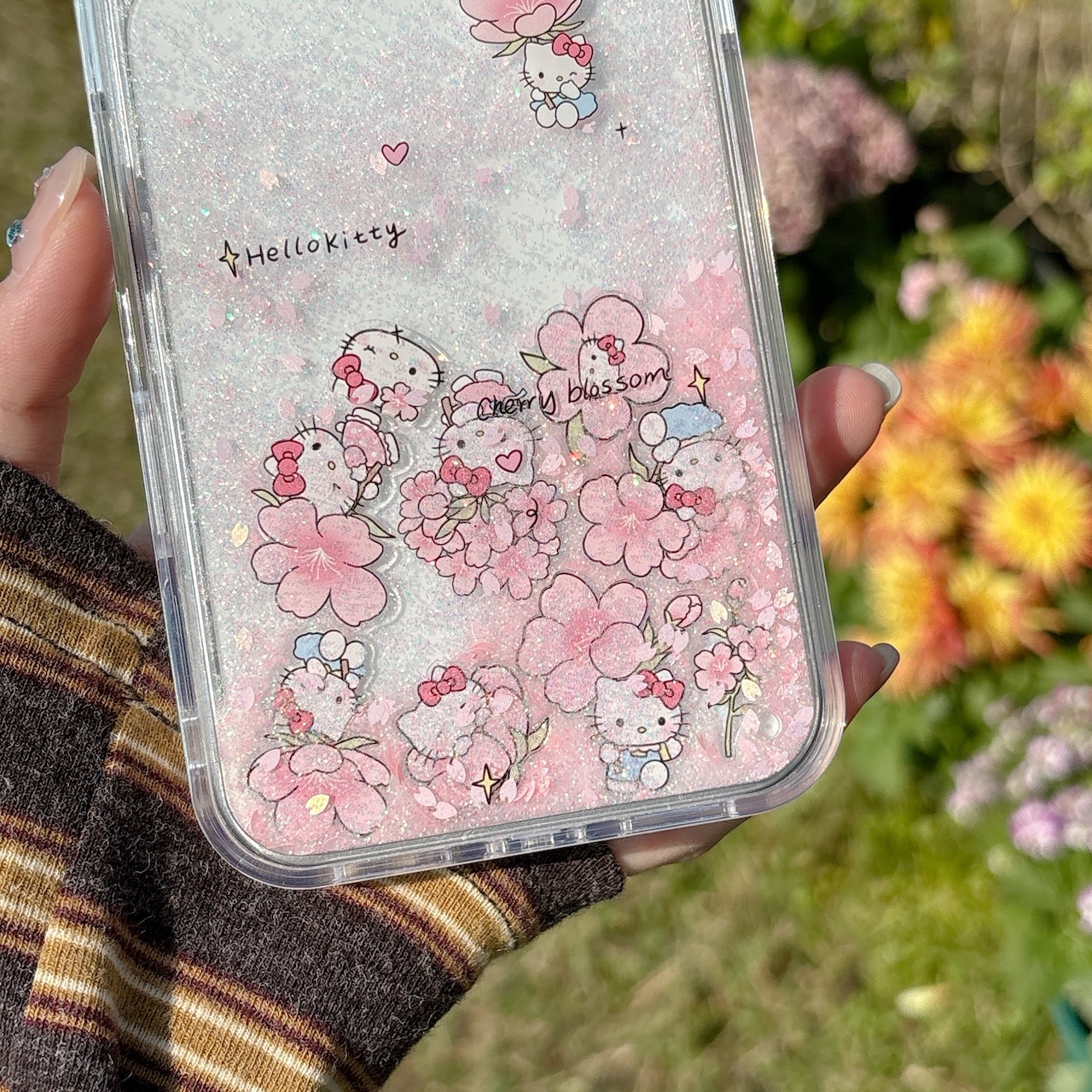 Sweet Pink Cherry Blossom For  - Phone Cases Hello Kitty review and price