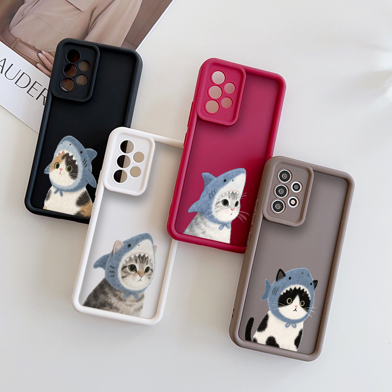 Cute Cartoon Animal Shark Cat  - Phone Cases Oppo review and price