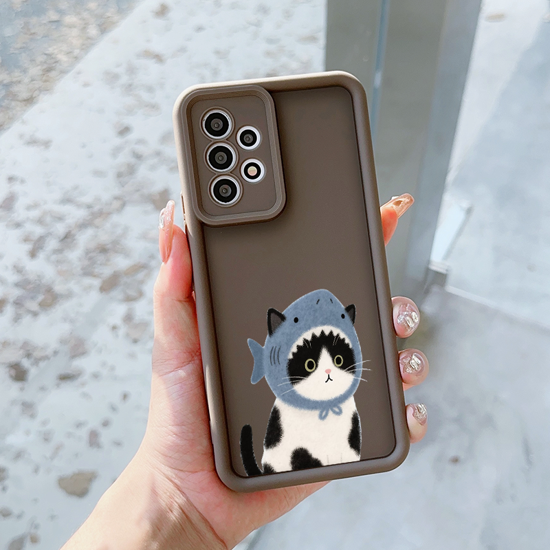Cute Cartoon Animal Shark Cat  - Phone Cases Oppo review and price