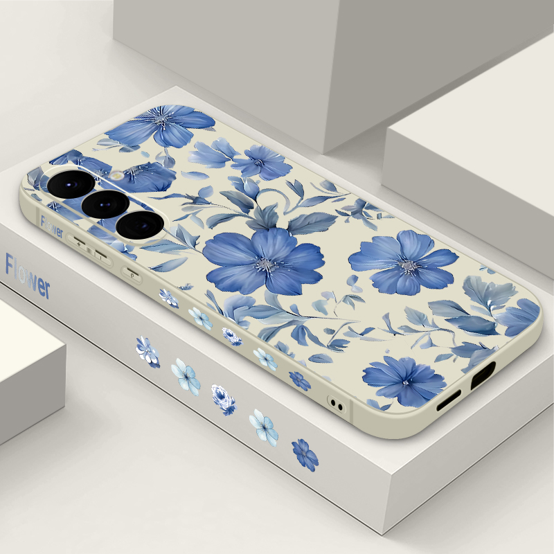 Flowers Plant Pattern Phone Ca - Phone Cases Samsung S24 review and price