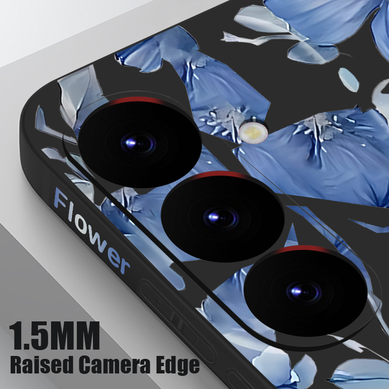 Flowers Plant Pattern Phone Ca - Phone Cases Samsung S24 review and price
