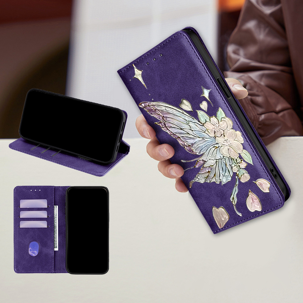 Painted Magnetic Flip Leather  - Phone Cases Samsung S24 review and price